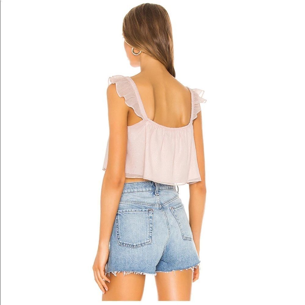 Revolve Majorelle Whittier Top in Sparkle Pink - Picture 3 of 8